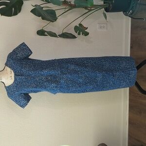 Women's Vintage Requirements Denim Blouse & Skirt Set